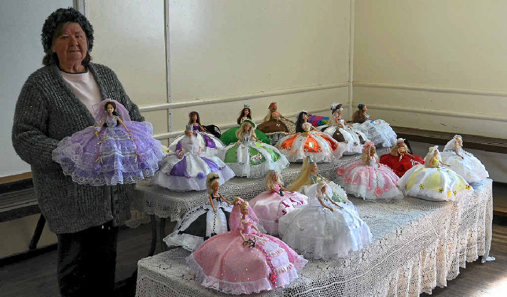 Local bed doll maker Veronica Clasohm was one of the makers in Allora.